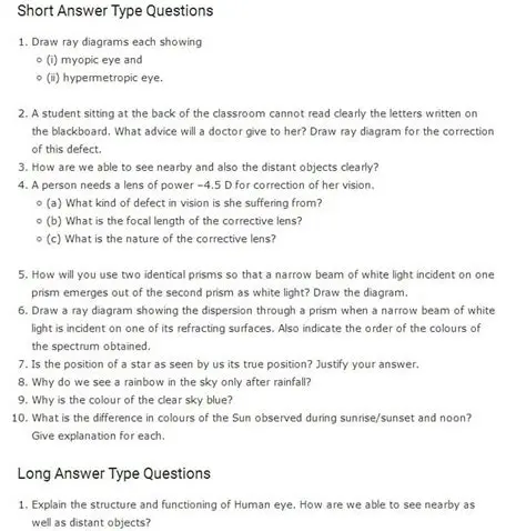 10 Important Short Answer Type Questions in Mathematics