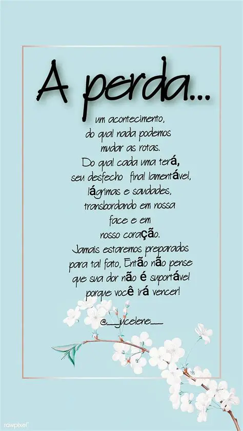 A perda de um ente querido