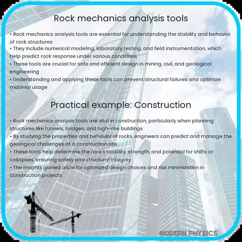 Advanced Rock Mechanics Analysis