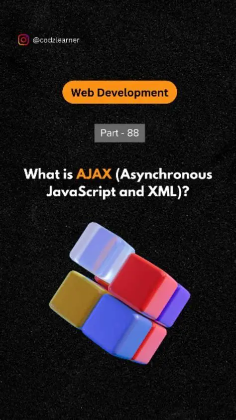 Ajax: A Deep Dive into Asynchronous Web Development