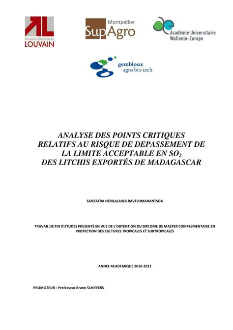 Analyse des points critiques