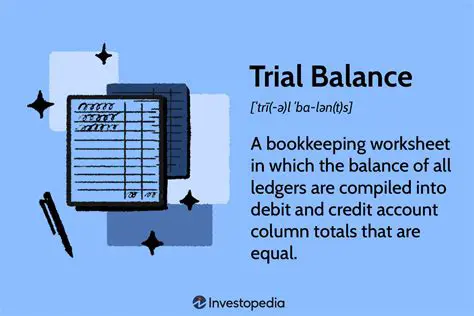 Analyzing the Trial Balance Columns