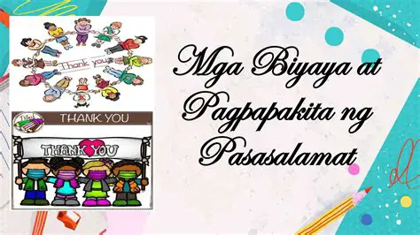 Ang Pagbigay ng Pasasalamat