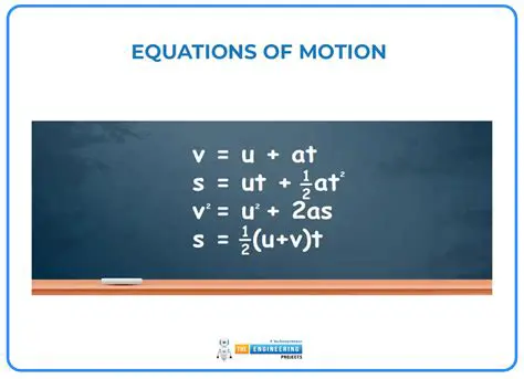 Applying the Equation of Motion