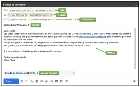 Asignar un responsable de correos