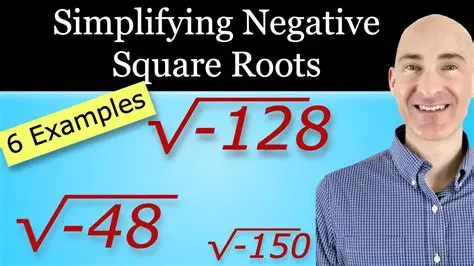 Avoiding Square Root of Negative Numbers