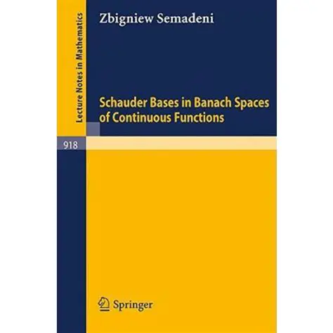 Banach Spaces and Schauder Bases