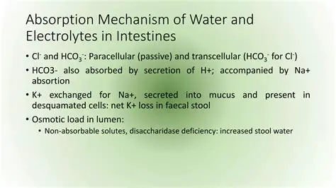 Better Water and Electrolyte Absorption