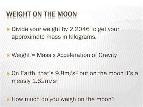 Calculating Mass on the Moon