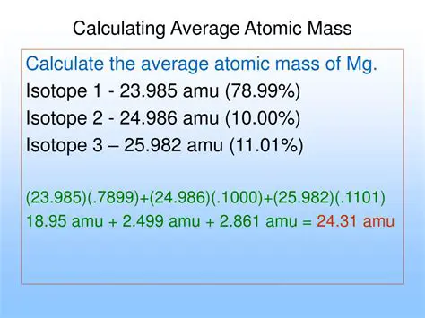 Calculating the Average Mass