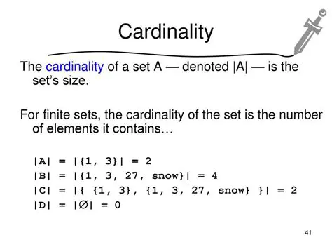 Calculating the Cardinality