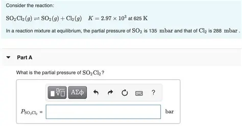 Calculating the Partial Pressure of SO2Cl2