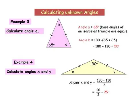 Calculating Unknown Angles