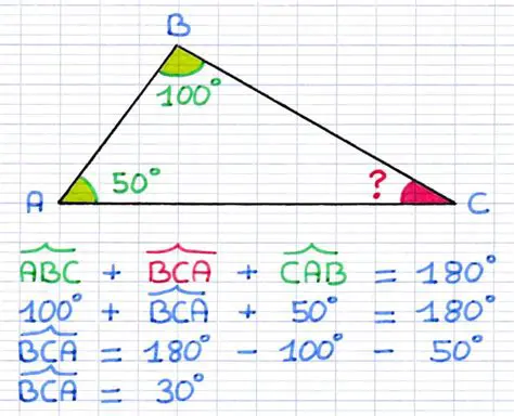 Calculer la somme des angles CDE et ABC