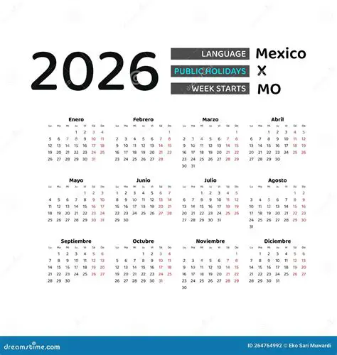 Calendario 2026: Planea tu Año con Antelación en México