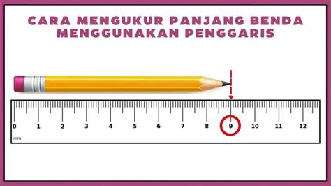 Cara Menggunakan Penggaris untuk Mengukur Jarak