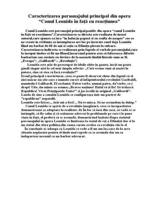 Caracterizarea personajului Magda