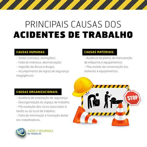 Causas dos Acidentes e Incidentes no Trabalho