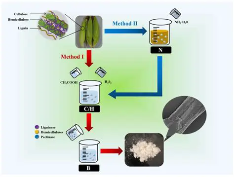 Cellulose Isolation and Eterification Process