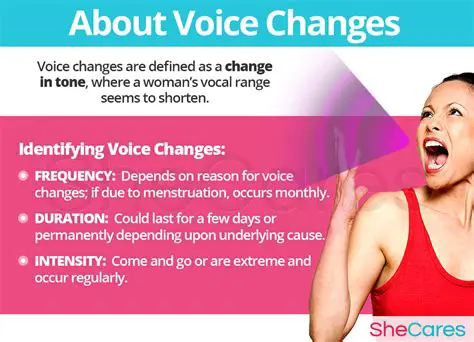 Changes in the Voice During Development