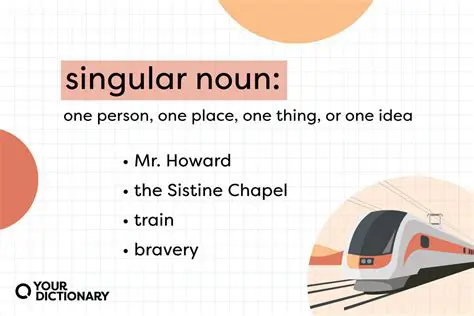 Characteristics of Singular Nouns