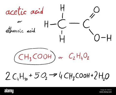 Chemical Formula of Acetic Acid