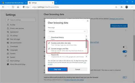 Clear Browser Cache and Cookies