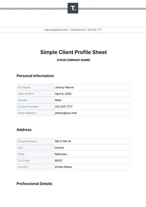 Client Information Mapping