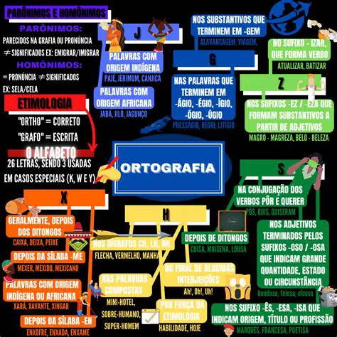 Conhecimento de regras de ortografia