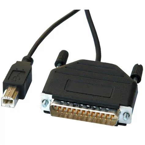 Connect the Philips Standard Parallel Port Adapter