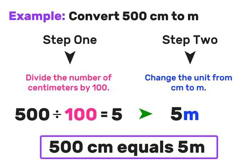 Converting 9 Meters to Centimeters
