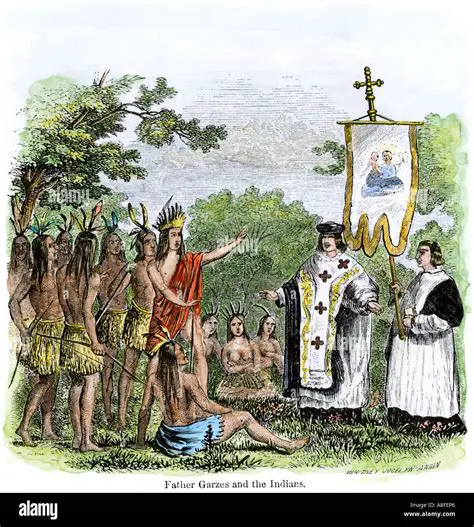 Converting American Indians to Christianity