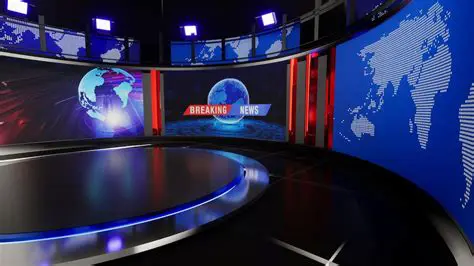 Crafting Credibility: The Art and Science of TV News Background Design