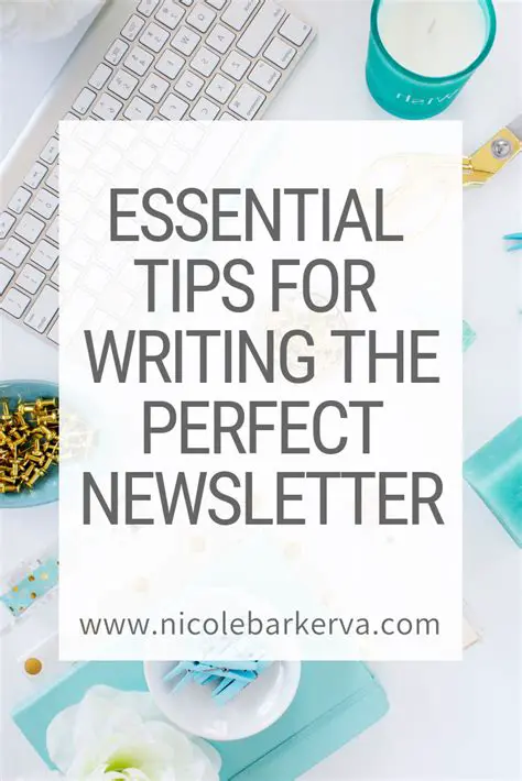 Crafting the Perfect Newsletter: Essential Tips for Success
