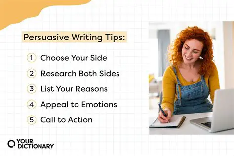 Creating a persuasive essay