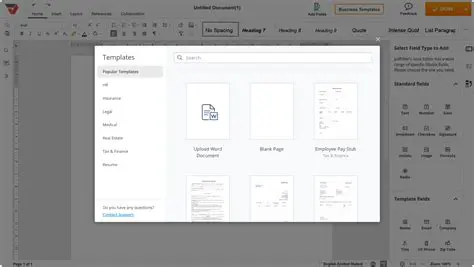 Customizable PDF Templates