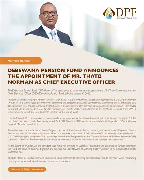 Debswana Pension Fund: Navigating Retirement Security in Botswana