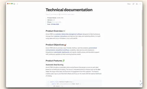 Dedicated Documentation Page