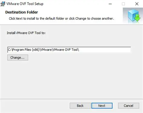 Download and install the VMware OVF Tool