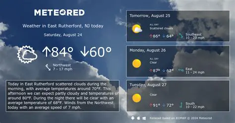 East Rutherford NJ Weather: Your Ultimate Guide to Forecasts and Conditions