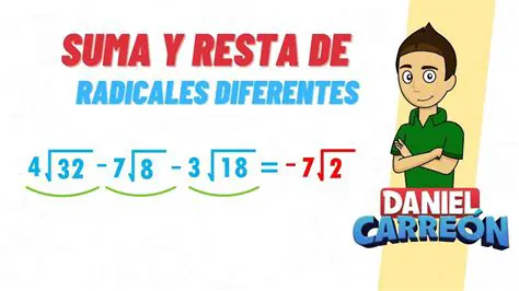 Ejemplos de Suma y Resta de Radicales