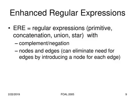 Enhanced Regular Expressions