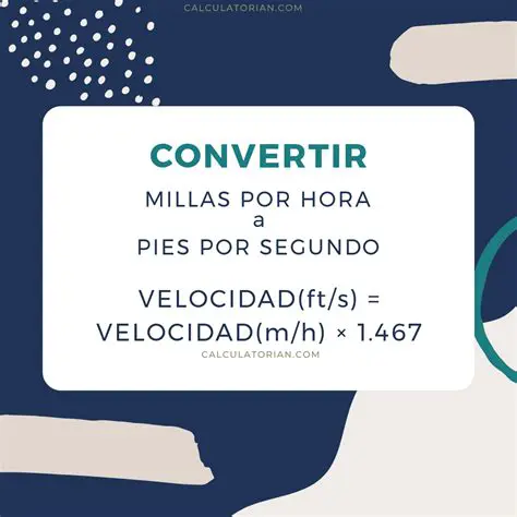 Escribe la velocidad en millas por hora