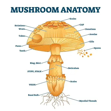 Examine a forma do cogumelo