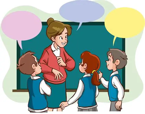 Falar com professores e colegas