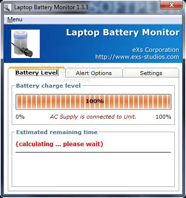 Features of Laptop Battery Power Monitor