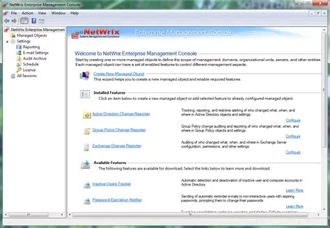 Features of the Terminal Services Management Pack