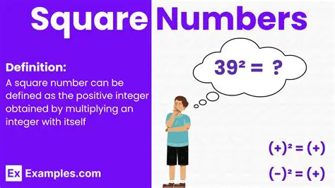 Frequently Asked Questions About Squared Numbers