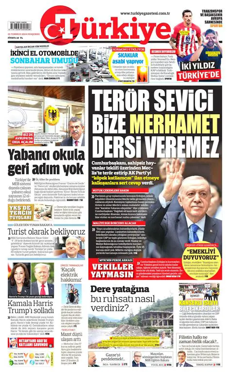 Gazete Manşetleri: Türkiye ve Dünyadan Son Haberler