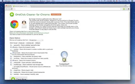 How OneClick Cleaner Works